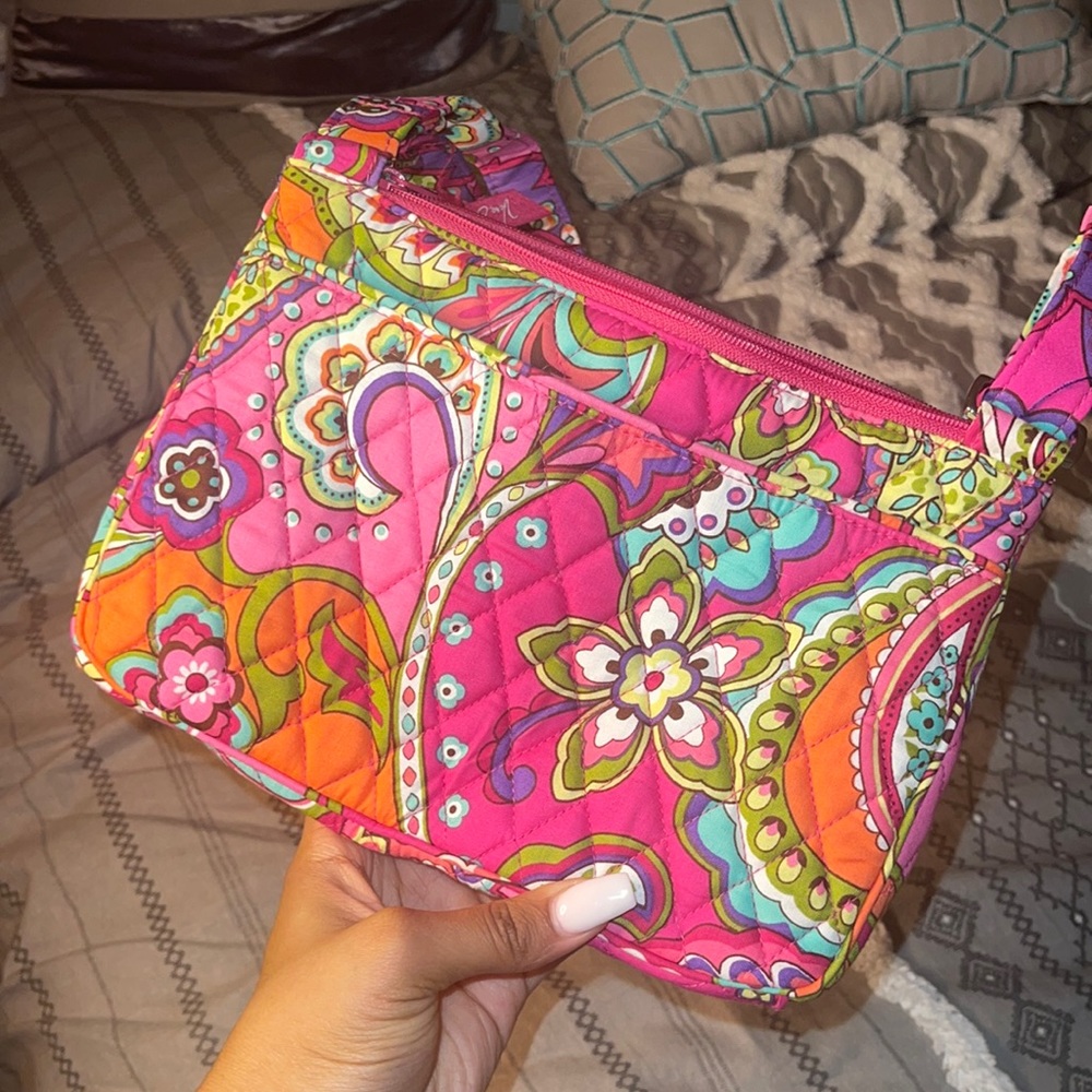 Little Hipster Pink Swirls Vera Bradley Bag